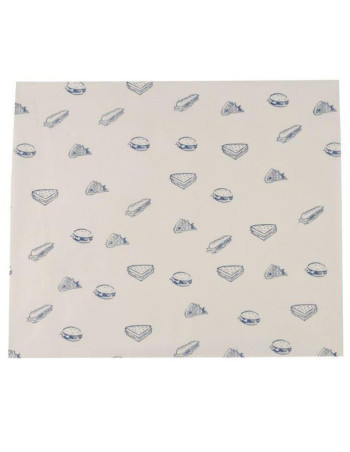 Burger/Sandwich Paper PE coated paper 1000pc/box - 