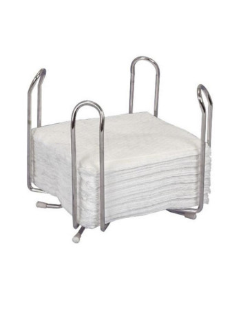 Napkin holder silver t/Coffee/Lunch napkins -  2