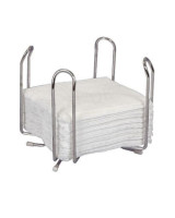 Napkin holder silver t/Coffee/Lunch napkins - 