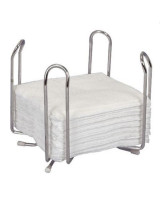 Napkin holder silver t/Coffee/Lunch napkins - 