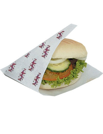 Burger pocket Foodline white large 15x18cm 1000pc/box - 