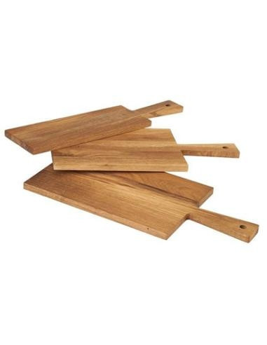 Serving plank with handle 30x12x1.7cm - 