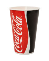 Drikkebæger Coca Cola Pap 300 ml