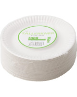 Plate White Cardboard 15cm 20x100pc/box - 