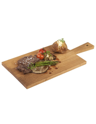 Serveringsplanke med håndtag 35x22x1.7cm - 