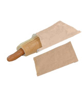 French Hot dog Bag Kraft Brown 1000pc/pack - 