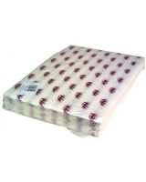 Burger paper w/pattern white 1000pc/pack - 