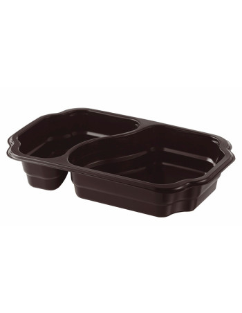 Take away bakke PP 2-rums 246stk/kar - 