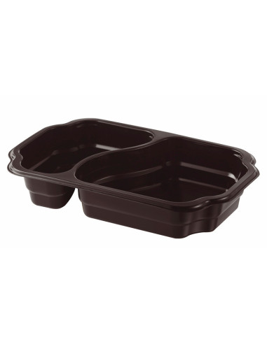 Take away bakke PP 2-rums 246stk/kar - 