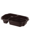 Take away tray PP 2-room 246pc/box - 