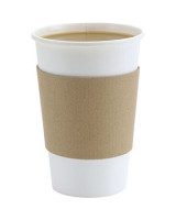 Cuff Large cardboard Brown sleeve 355/473ml (12/16 oz) - 