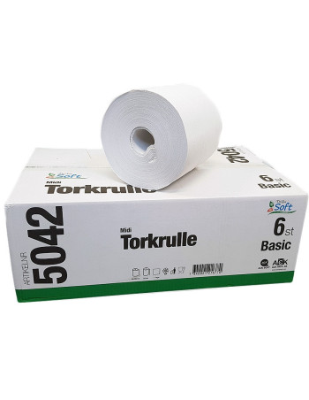 Wiping paper Green eco 1-layer 250m (5042) 6roll/box -  2