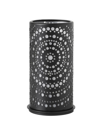 Candlestick t/LED metal 140x75mm Billy Black 4pc/pack - 