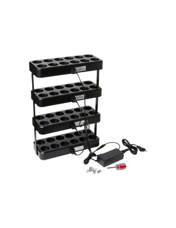 LED-ladestation Duni 430x305mm Sort -  2