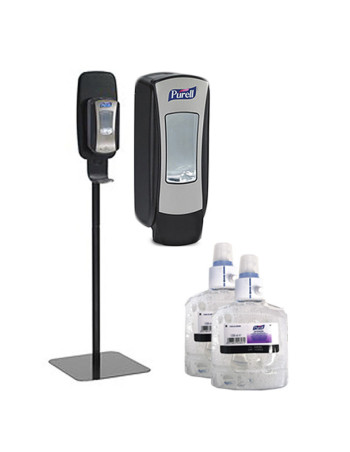 Hånddesinfektion GEL 70% Start pkke 1200ml sort - Hånddesinfektion GEL 70% Start pkke 1200ml sort -