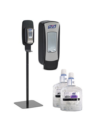 Hånddesinfektion GEL 70% Start pkke 1200ml sort - Hånddesinfektion GEL 70% Start pkke 1200ml sort -