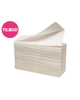Paper towel (4106) 2-layer V-fold 21x20.5cm White 4000pc/box - 