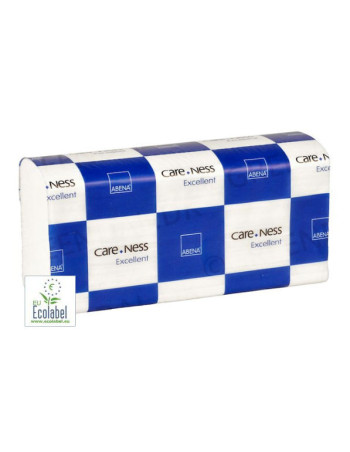 Paper towel 2-layer 24x23.5cm White (6136/9803) 4000pc/box -  2