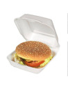 Burgeræske Skum stor m/låg IP6 Hvid 5x100stk/kar - 