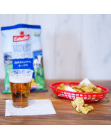 Basket oval 23.5x14.9x5.08cm PE Red 12pc/pack - 