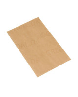 Pølsepapir Brun U/tryk 20x12,5cm 1000stk/pak - 