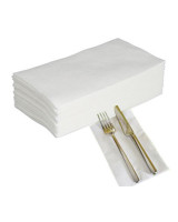 Napkin Art 40x40cm 3-layer 1/8 fold White 1200pc/box - 