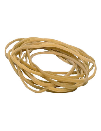 Elastic Brown Natural Rubber Ø100mm 1kg/pak - 