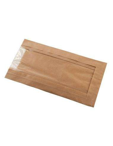 Window bag 140/70x240 mm 50 gr brown 250pc/box - 