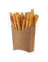 French fries tray Large force brown 1000pc/pak - 