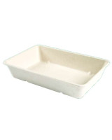 Bagasse Tray Square 850ml 10x50pc/box - 