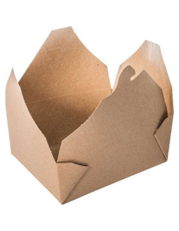 Kinaæske Brun (Deliæske/Nudelbakke) Pap - Kinaæske Brun (Deliæske/Nudelbakke) Pap -