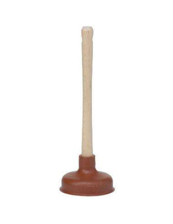 Washes 35cm Ø13.8cm brown plastic/wood pieces - 