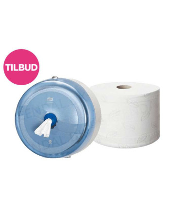 Dispenser Tork SmartOne T8 blue t/toilet paper -  2