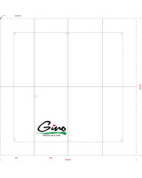 Printed napkins 1/8 40x40cm 2-layer - 