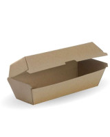 Menu Box Take-Away Brown 12x18x7.5cm 200pc/box - 