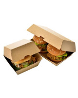 Menu Box Take-Away Brown 12x18x7.5cm 200pc/box - 