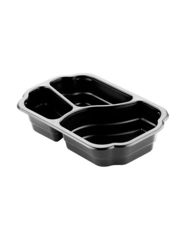 Take away bakke PP 3-rums 246stk/kar - 