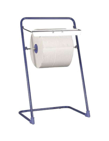 Floor stand neutral, 43x50cm blue stainless steel for workshop rolllers - 