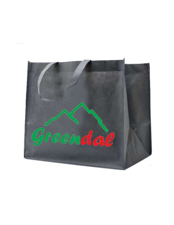 Carrier bag Non-woven 17L Brown 4x45pc/box w/customer logo - 
