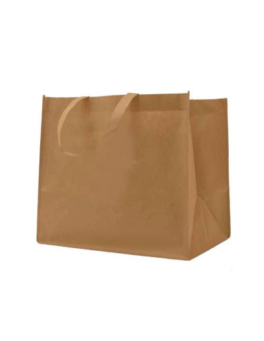 Carrier bag Non-woven 17L Brown/black 4x45pc/box - 