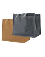 Carrier bag Non-woven 17L Brown/black 4x45pc/box - 