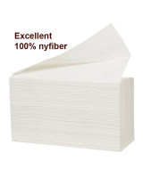 Paper towel (4116) 2-layer Z-fold 24x20.3cm 8cm white 100% nyfiber - 