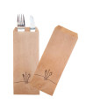 Cutlery pockets brown 1000pc/box - 