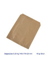 Bagerpose brun 0,25 kg. 1000stk/pak - 