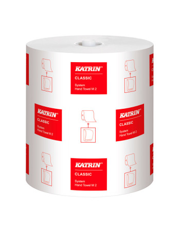 Wiping paper Katrin System M2 2-layer 21cmx170m 6roll/box - 