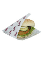 Burgerlomme Eatline hvid lille 14x15cm 2000stk/kar 