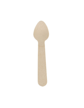 Wood cutlery Ice-spoon Bio Birch Tree 11cm 100x100pc/box - 
