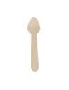 Wood cutlery Ice-spoon Bio Birch Tree 11cm 100x100pc/box - 