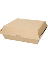 Menu box Take-Away Brown 20x18x7.5cm 200pc/box - 