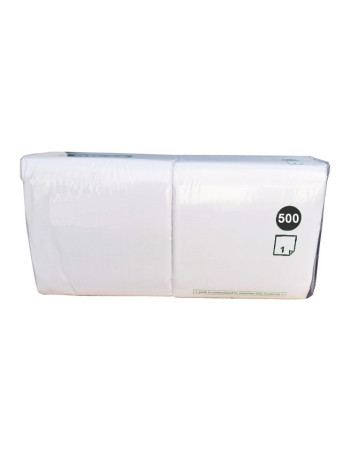 Napkin Finess 33x33cm 1-layer 1/4 fold White 4200pc/box - 
